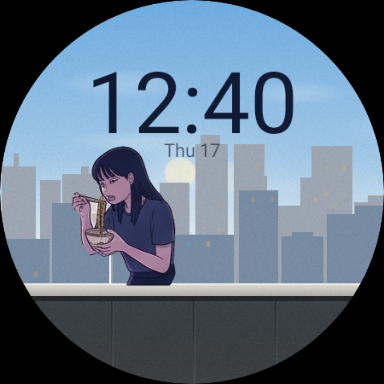 Day Shift at 12:40, eat pose