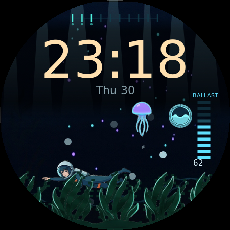Deep Current at 23:40, deep drift pose