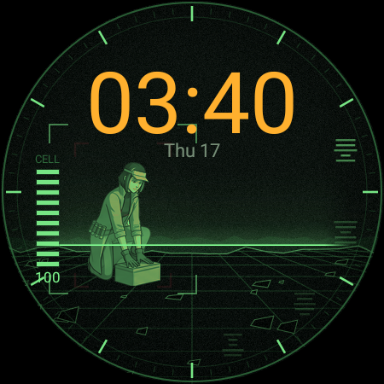 Field Scan at 03:40, kneel pose