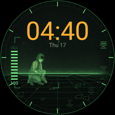 Field Scan at 04:40, brush pose