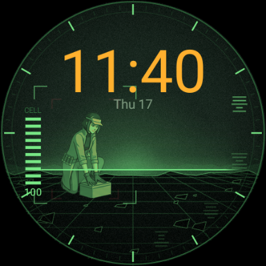 Field Scan at 11:40, kneel pose