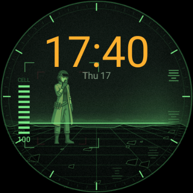 Field Scan at 17:40, radio pose