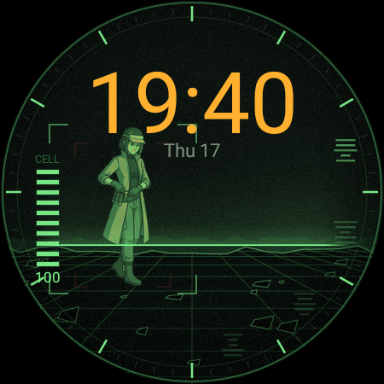 Field Scan at 19:40, pack pose