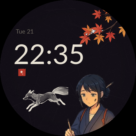 Ink & Petal at 22:40, lantern pose