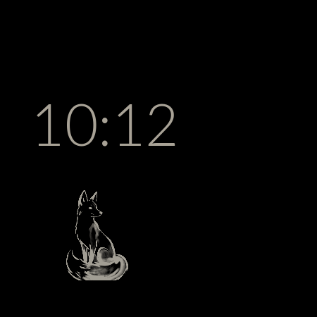 Ink & Petal at 10:40, ambient pose