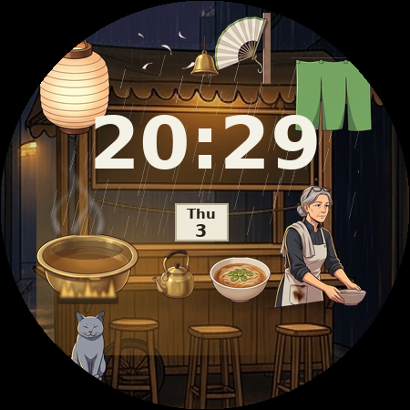 Lantern Hour at 20:40, sumi pose