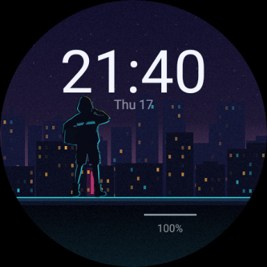 Night Shift at 21:40, gearup pose