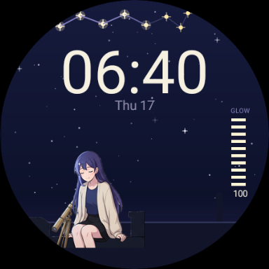 Star Chart at 06:40, dawn rest pose