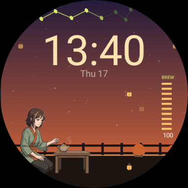 Tea Garden at 13:40, midday brew pose